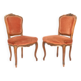 Pair of Louis XV style chairs