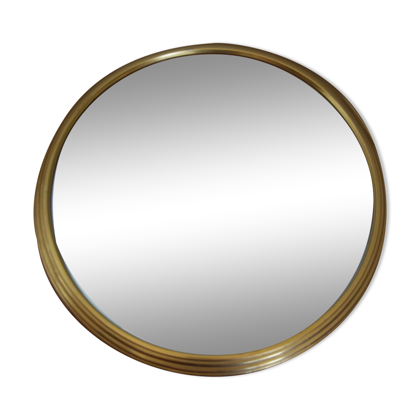 Gold round mirror top
