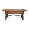 Table de salon basse bois massif