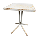 Ancienne table bistrot 1960 metal
