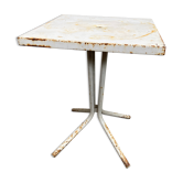 Ancienne table bistrot 1960 metal