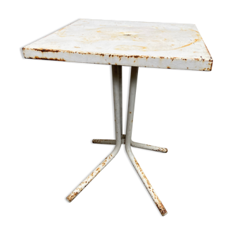 Ancienne table bistrot 1960 metal