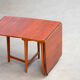 Table scandinave vintage pliante 1960