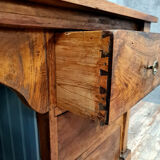 Rustic office empire era restoration in solid walnut around 1810