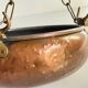 Vintage 3 buffalo hanging planter
