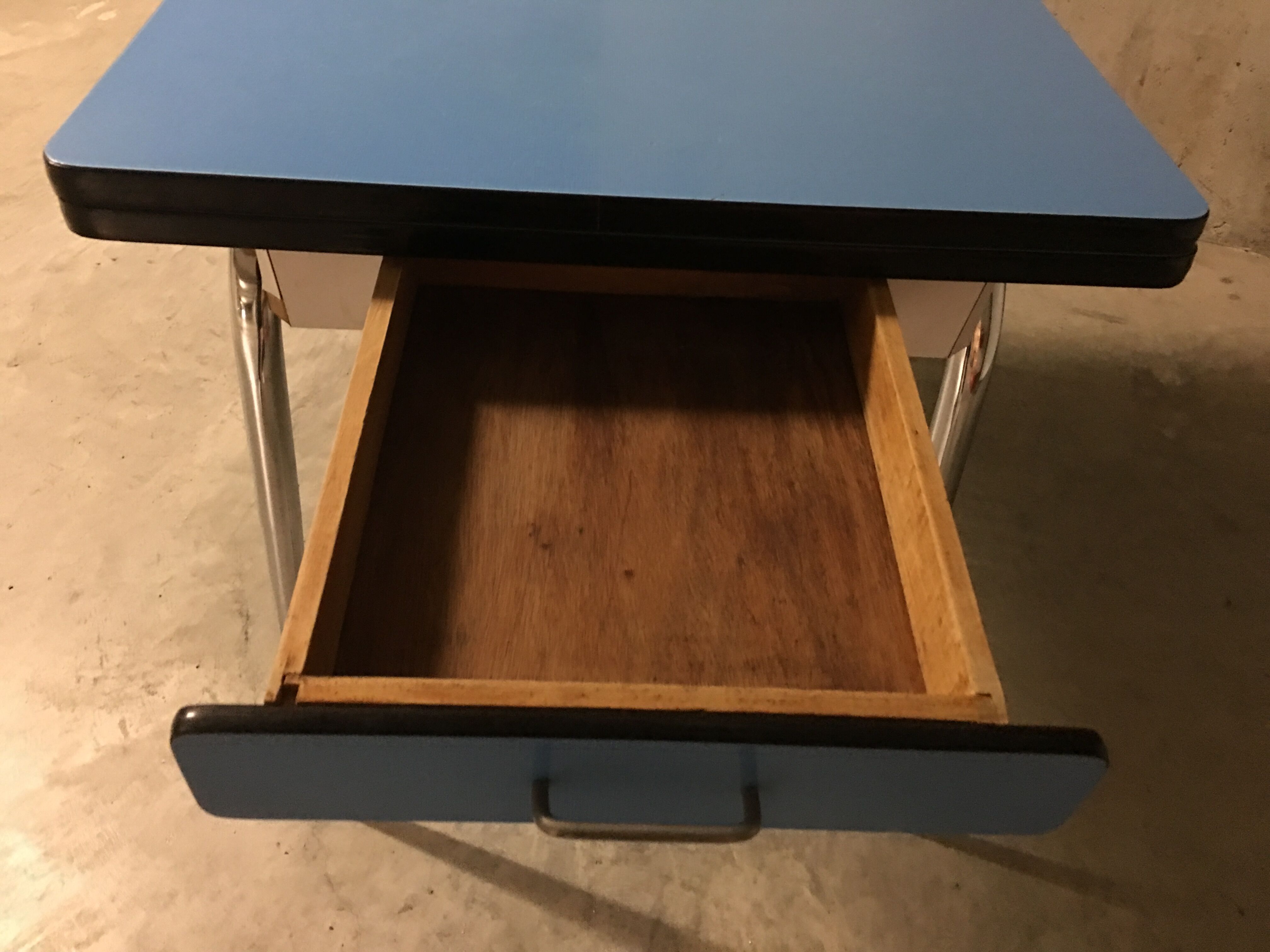 Table en formica années 60
