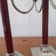 Paire de chandeliers trois feux