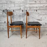 Paire de chaise scandinave