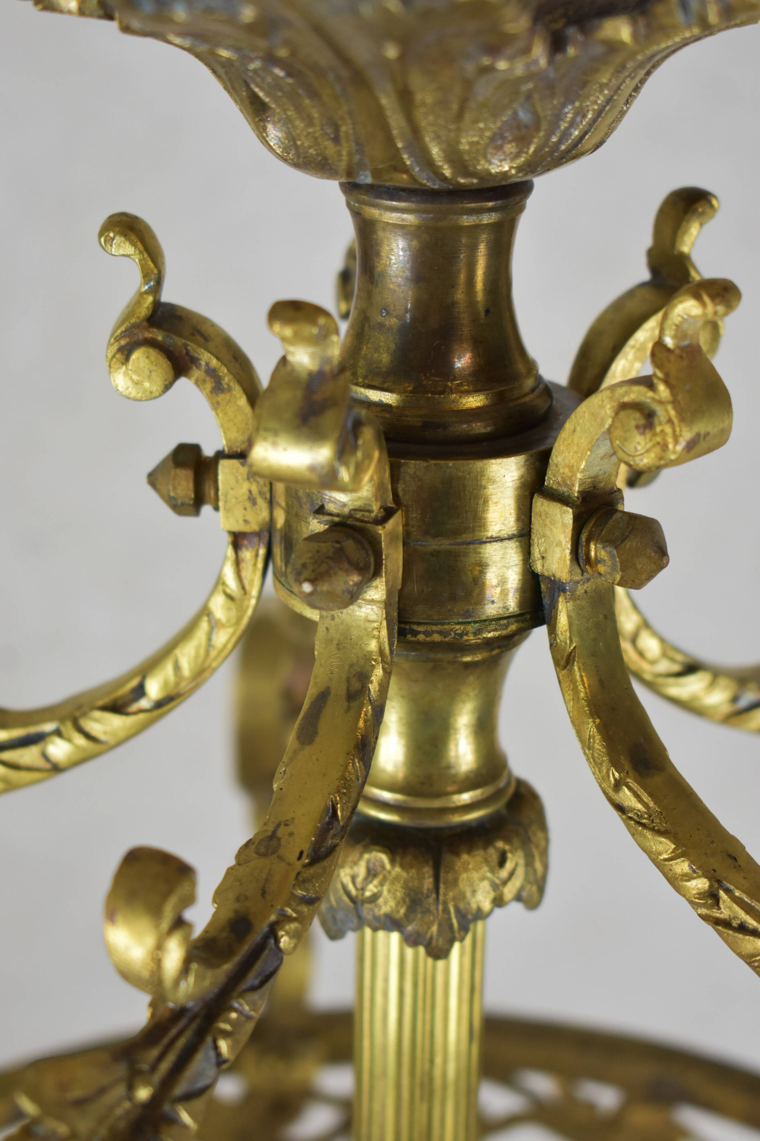 Napoleon-style tassel chandelier