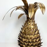 Ananas  wall light  paire  years 70" in gold metal