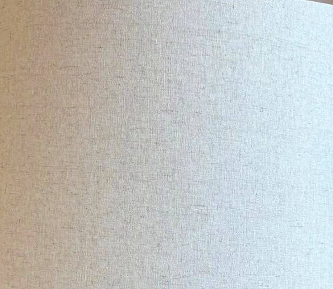 Abelia table lamp, white marble effect base, fabric shade.