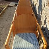 6 Scandinavian wooden chairs