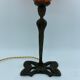 Art Nouveau Bronze style lamp and glass pasta