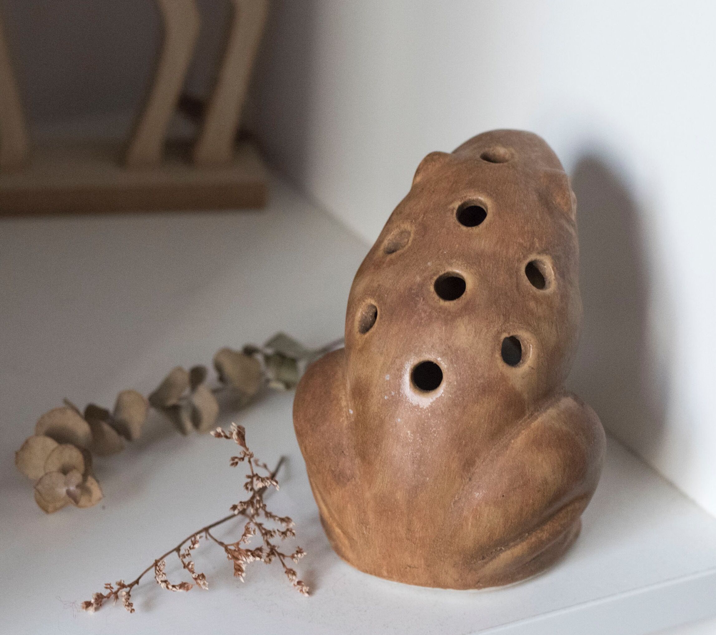 Vintage sandstone flower spike