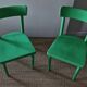Paire de chaises enfants années 50, style Baumann