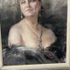 "woman with bare shoulders by yves diey" bust portrait