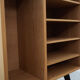 Ash bookcase, Danish design, 70's, production: Denmark
