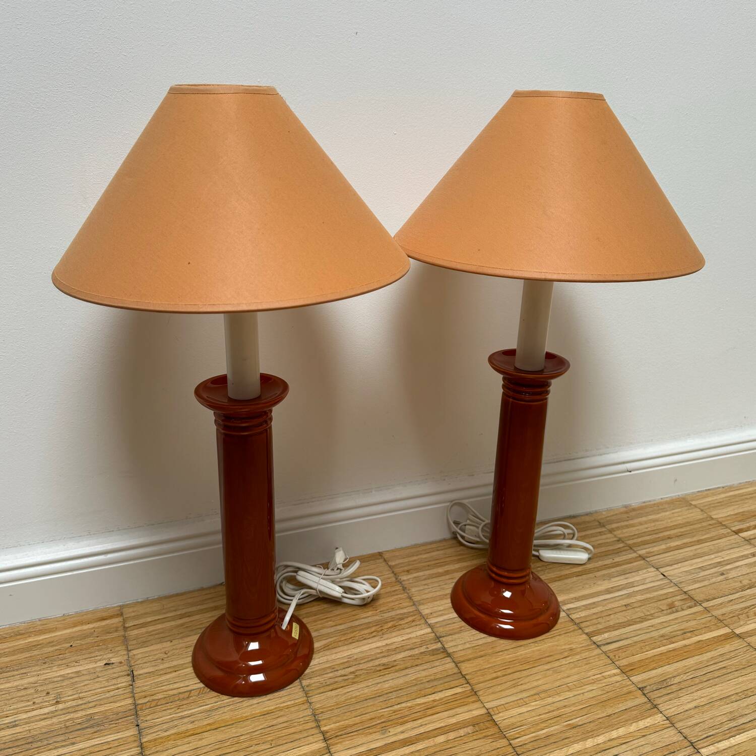 Pair of lamps Kostka