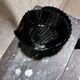 2 black shell cups