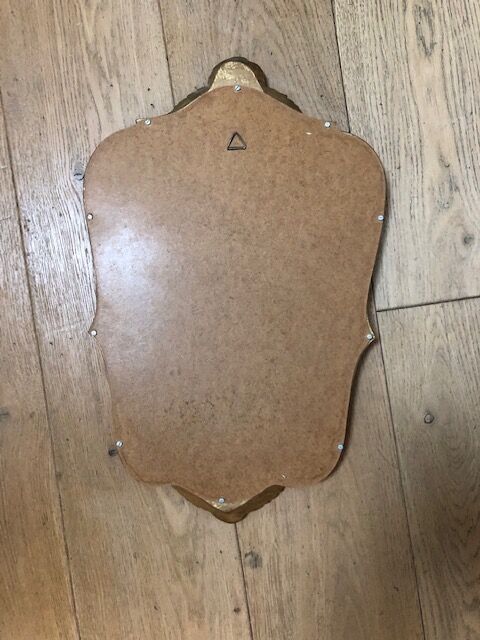 Mirror gilded Baroque style 45x24cm