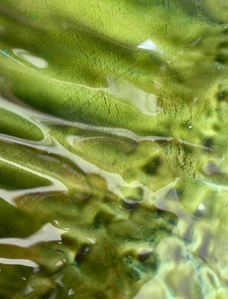 Vintage Italian lobster-shaped pottery sculpture.