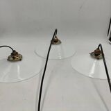 Opaline pendant lights