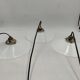 Opaline pendant lights