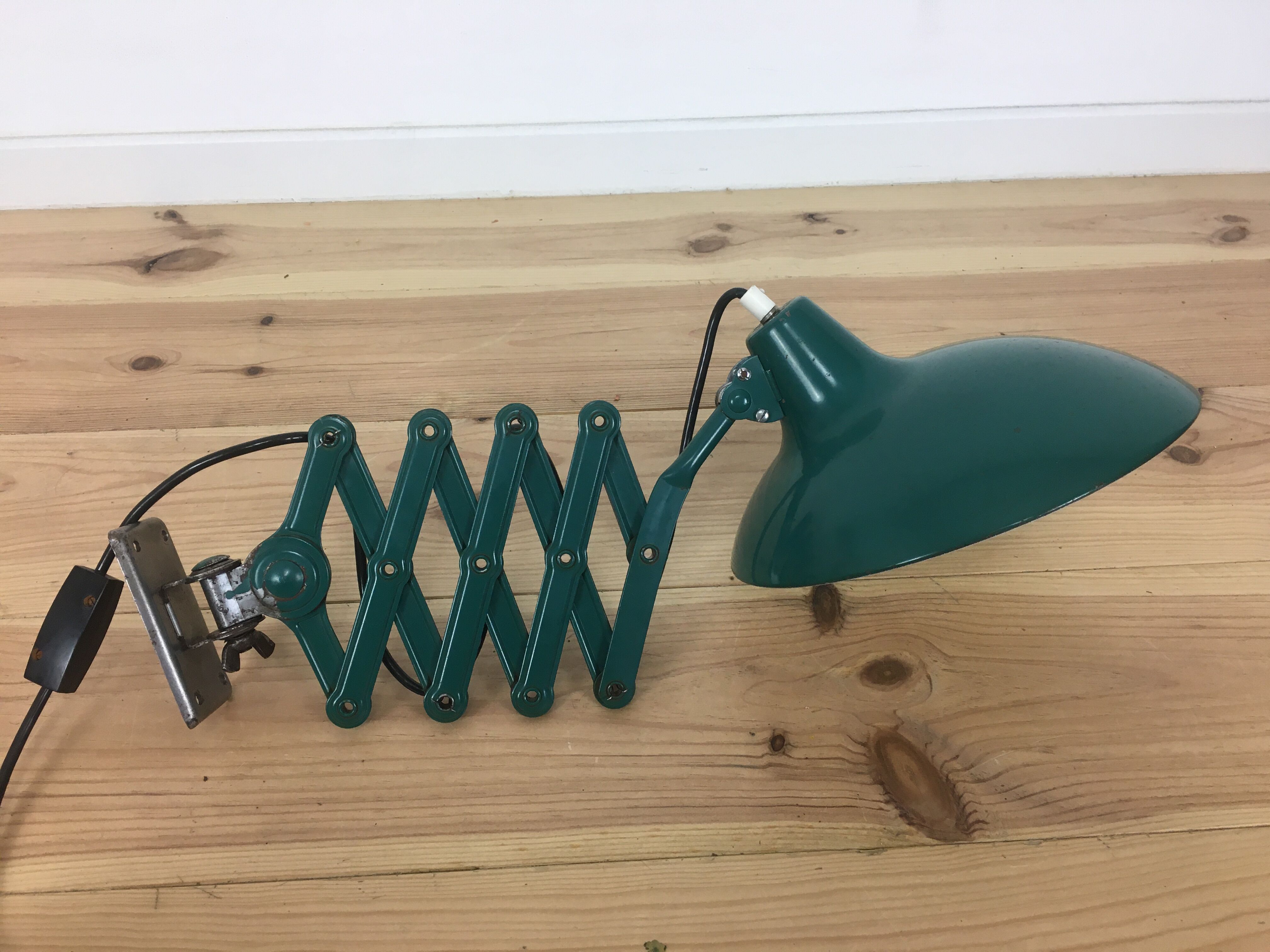 Applique accordéon Kaiser Leuchten industrielle lampe ciseaux