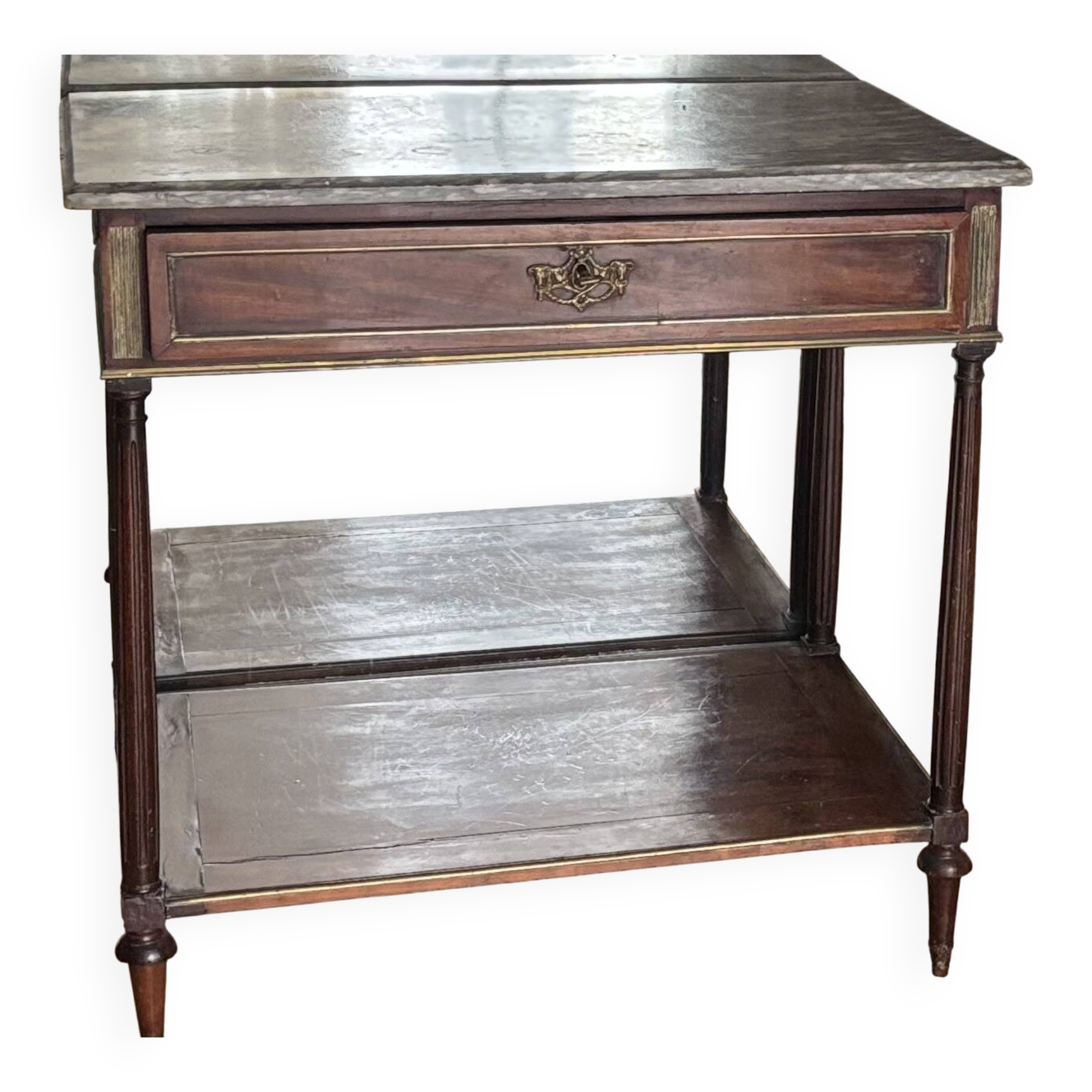 Louis XVI XVIII dessert with its marble