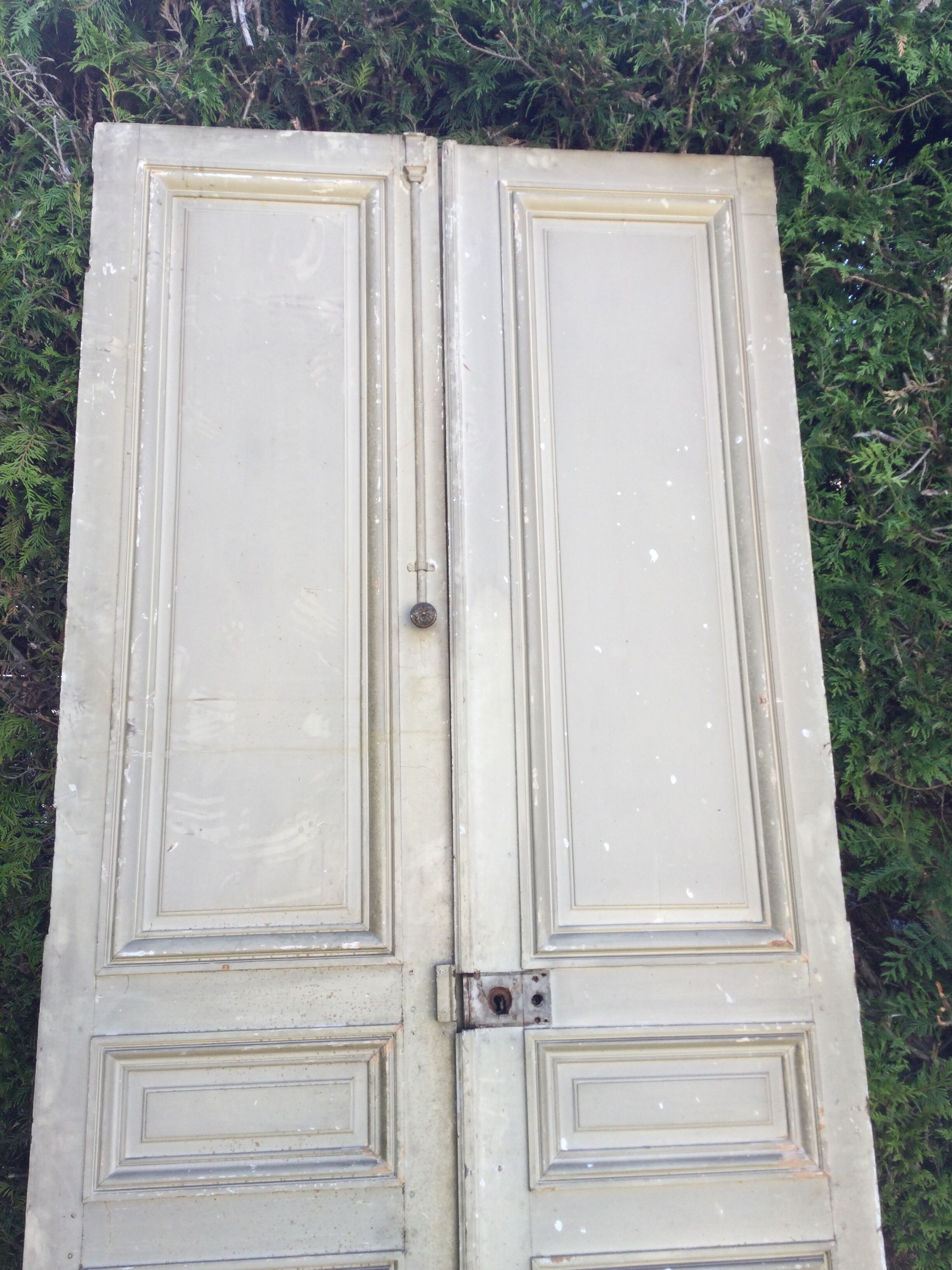 Paire de portes bois 270 cm