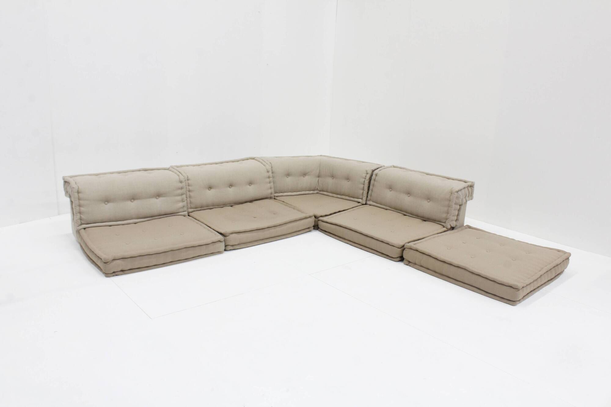 Roche Bobois Mah Jong sofa design by Hans Hopfer, set of 9