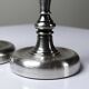 Pair of small antique silver-plated candlesticks, Georgian style.