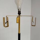 Old metal and persplex floor lamp, French design, vintage 60s