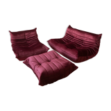 2 sofa chair and ottoman model designed by Michel Ducaroy 1973