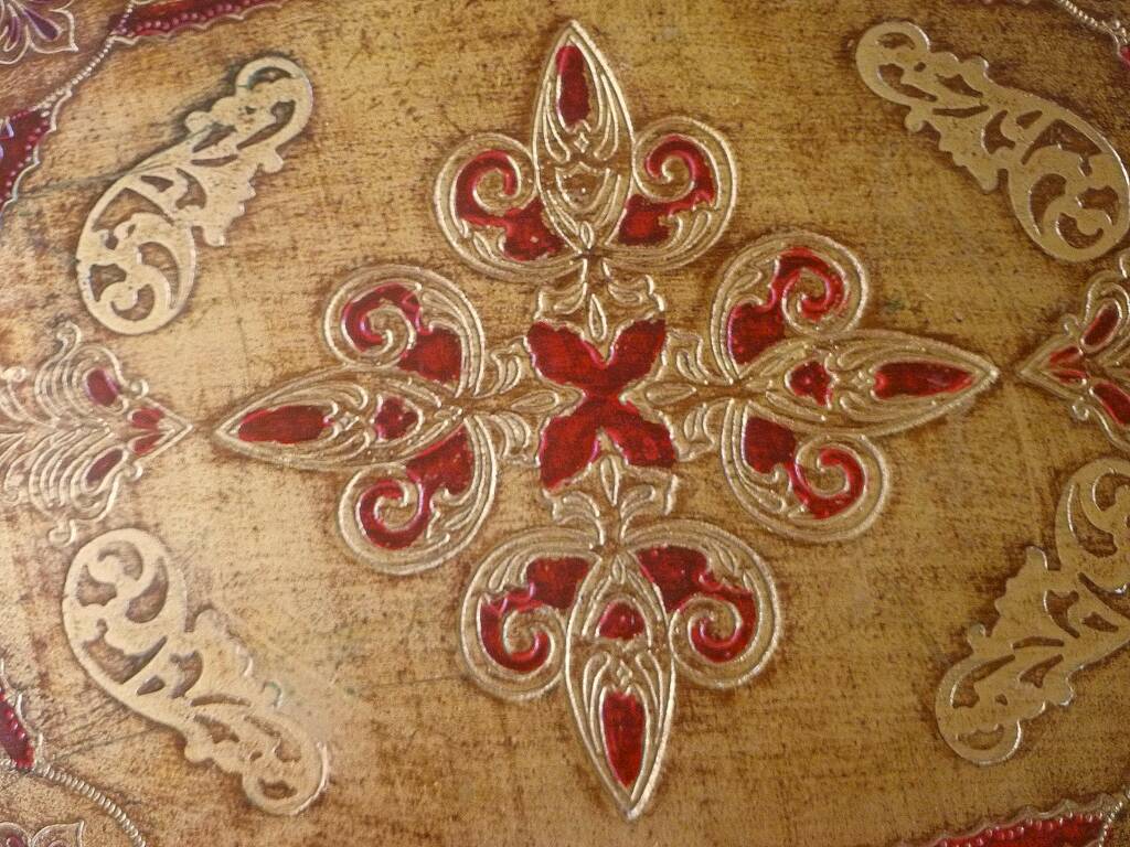 Florentine tray Italy, vintage
