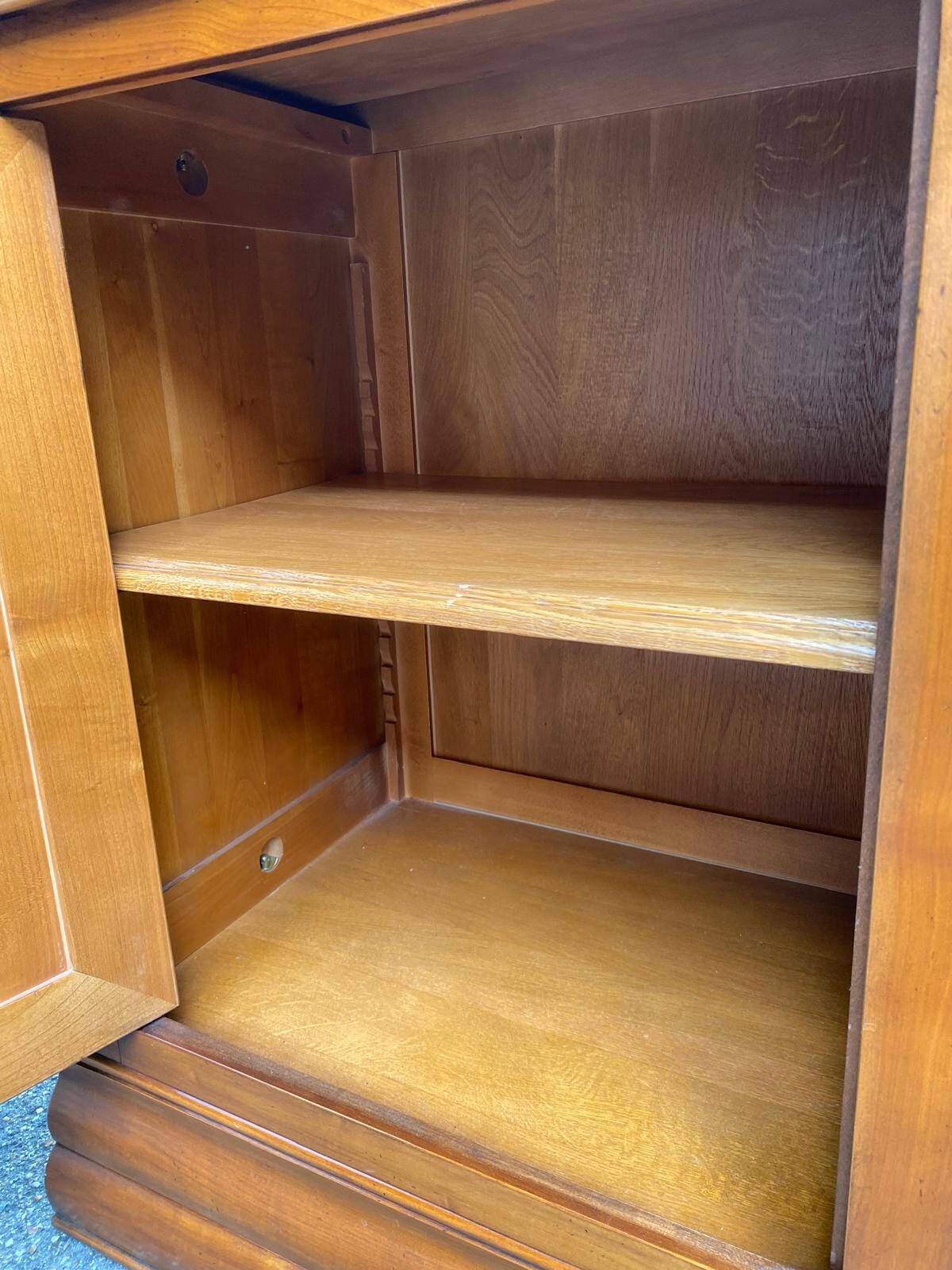 19th century Louis Philippe solid oak sideboard