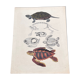 Affiche (lithographie) tortues