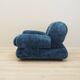 Blue armchair, Italian design, 1970s, production: Italy