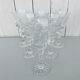 Verres à vin en cristal frise rubans vintage