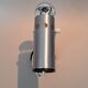 Modernist adjustable wall light in brushed aluminium, 1970s Vintage.