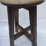 Pair of teak stools