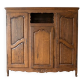 Antique solid wood wardrobe in Classic style