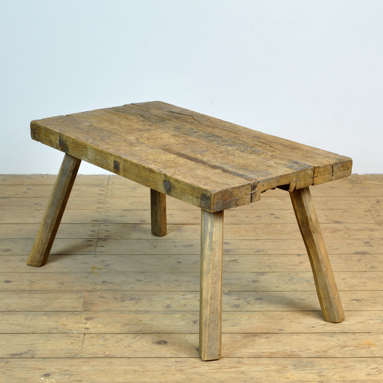 Vintage oak butcher's table/farmtable, 1930s