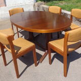Baumann table and 6 chairs
