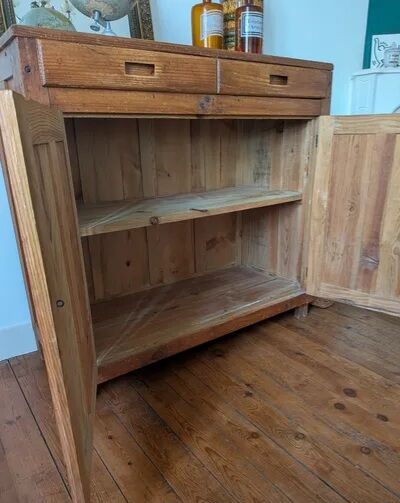 Parisian Buffet in Solid Pine - Chic Country Style - 100cm