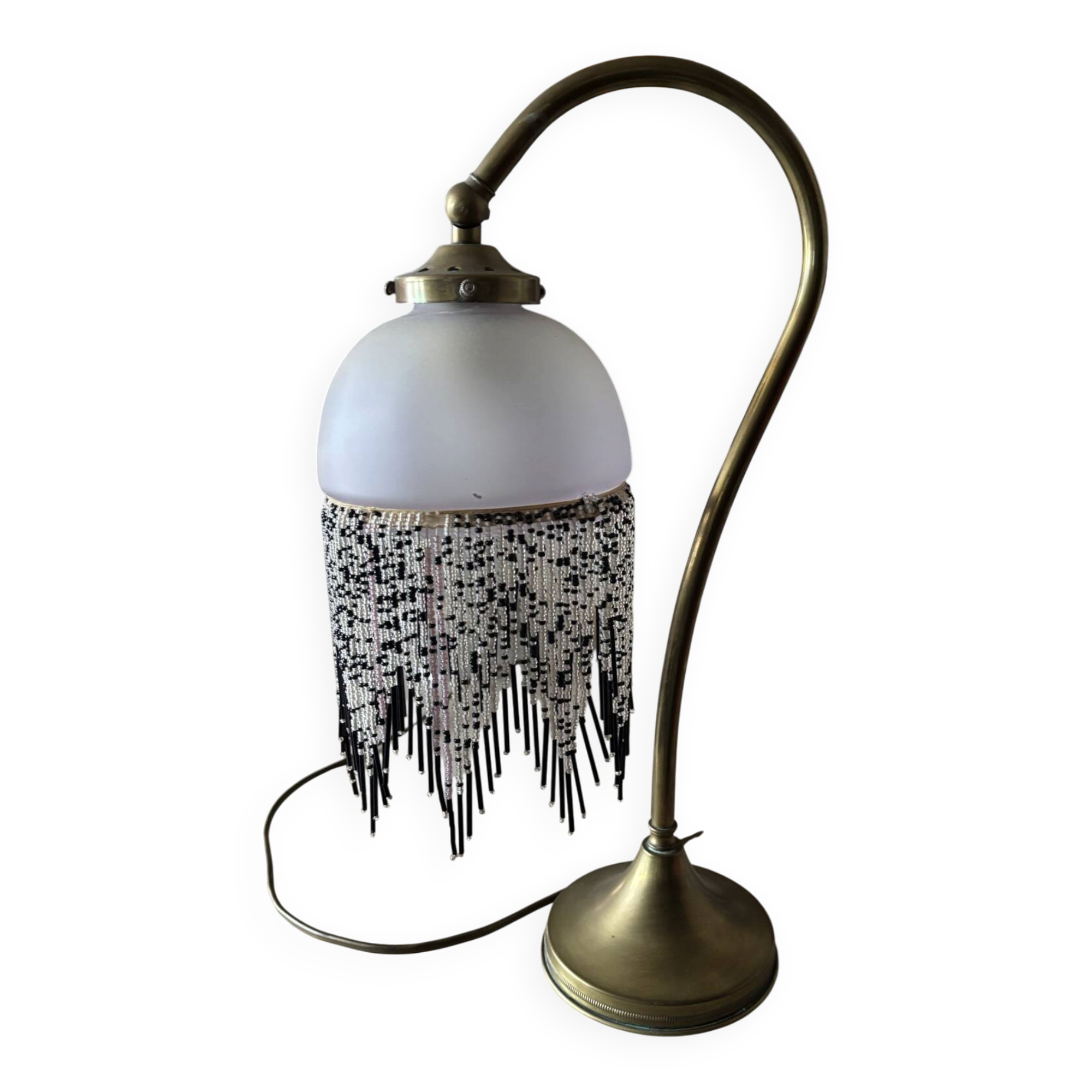 Lampe de bureau Art Deco « col de cygne »