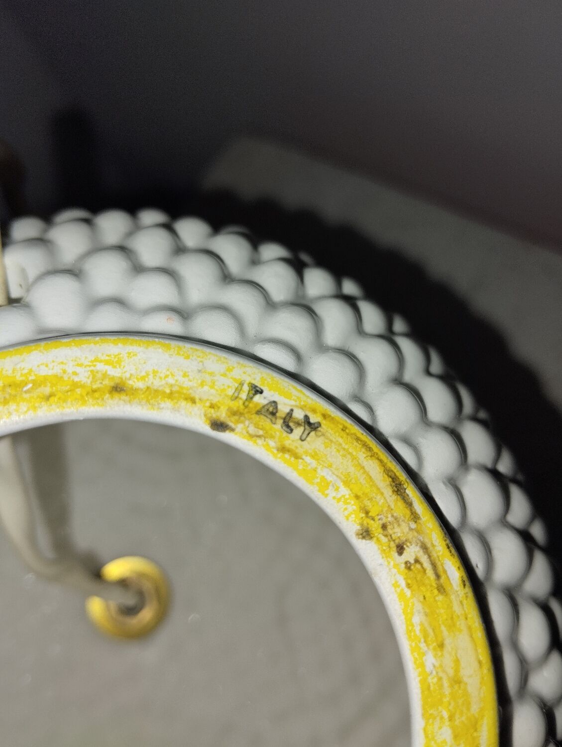 Ceramic lamp Italy 60s 70s