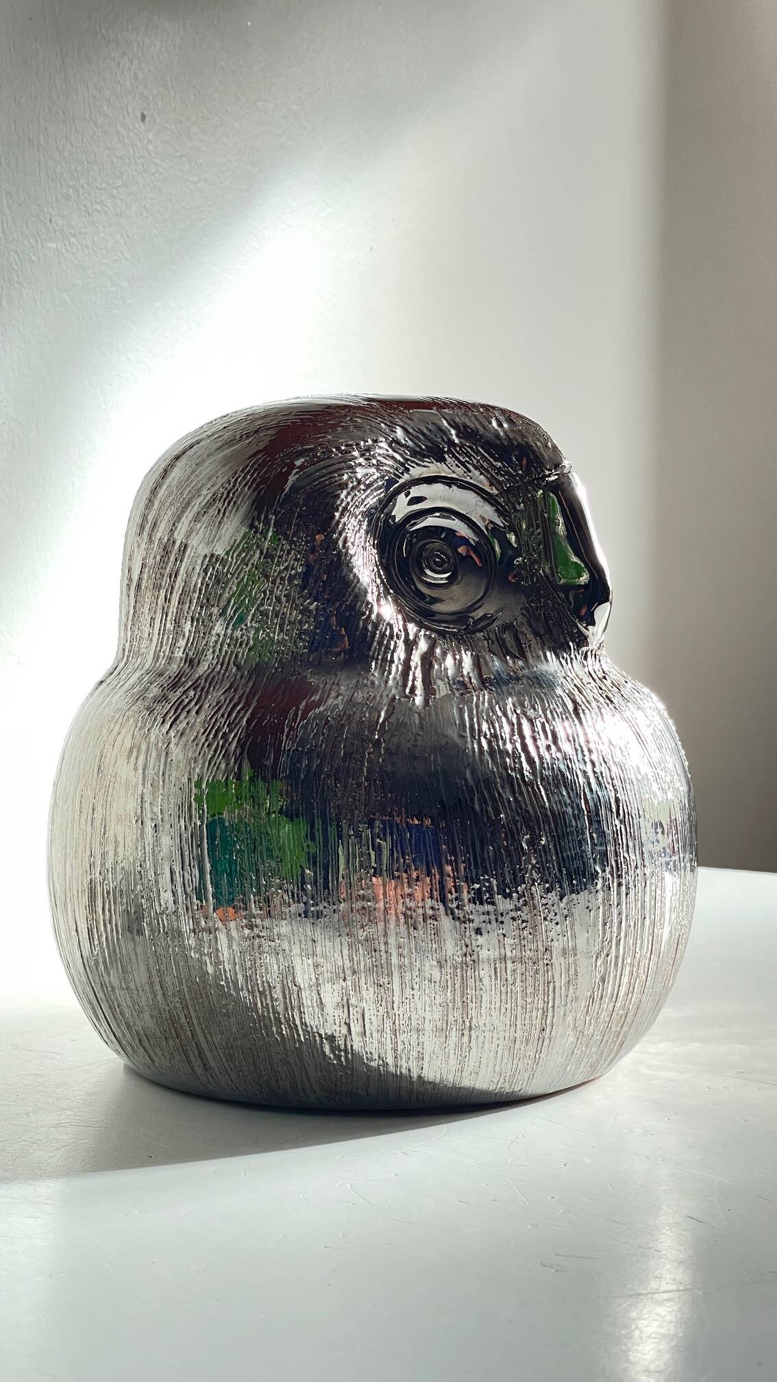 Owl Ceramic by Aldo LONDI