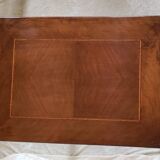 Walnut work table circa 1840.