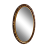Art deco oval mirror - 81x48cm
